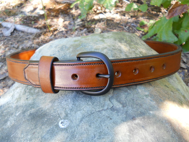 Item #: 28506 – Custom Leather Reinforced Shooter’s Belt 1/4″ Thick ...